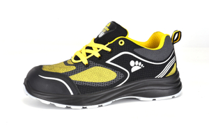 Velcro Design S1p Toe Toe Safety Entrenadores de seguridad L-7501 Velcro