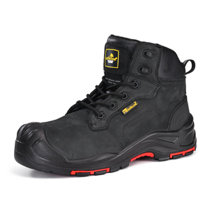 Botas de trabajo Botas de trabajo de seguridad sin metal sin resbalón de aceite sin resbalón M-8552 Negro