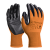 Guantes de trabajo de seguridad recubiertos de nitrilo N1552 Naranja