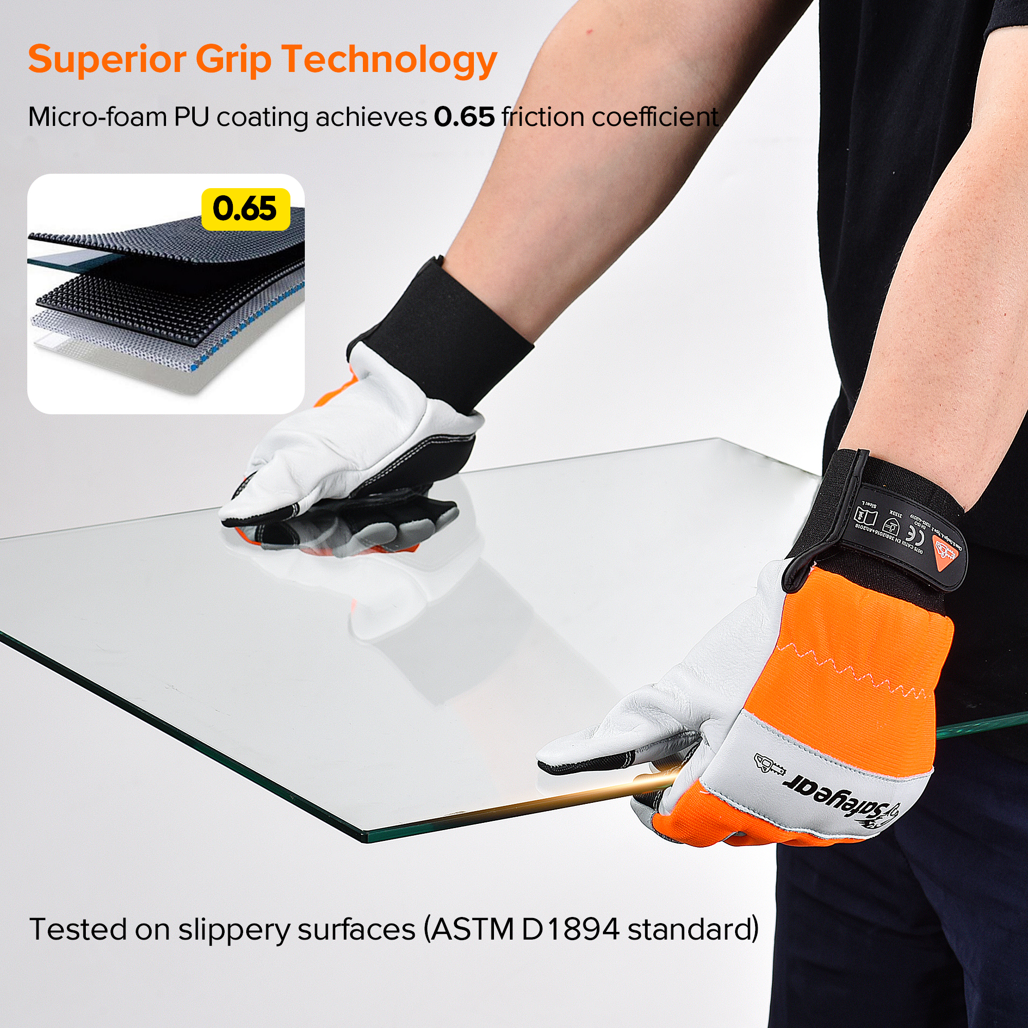 Guantes de trabajo para motosierra 7825