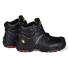 Zapatos de seguridad PU/goma impermeables con punta de acero M-8575
