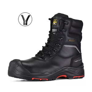 Botas de trabajo resistentes al agua resistente al aceite para hombres trabajadores H-9552 zip