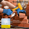 Guantes de trabajo de construcción Guantes de trabajo de seguridad resistentes a cortes PD8045 Azul