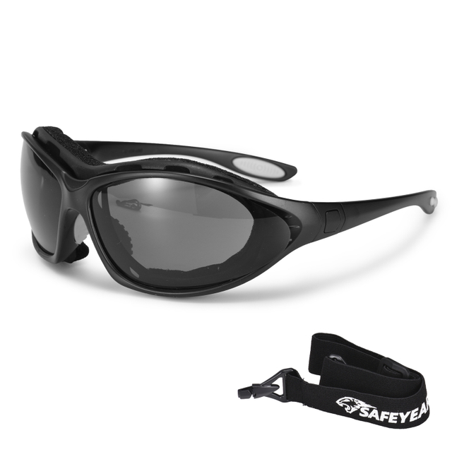 Gafas de seguridad antivaho ultracómodas con espuma interior acolchada | ANSI Z87.1 y EN166 SG002 Negro