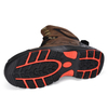 Botas de trabajo resistentes a deslizamiento Botas de seguridad impermeables S7 para hombres M-8580 Brown