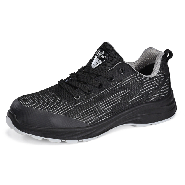  Zapatillas de seguridad transpirables, diseño deportivo, zapatos para hombre, trabajo L-7365