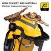Helmets de seguridad de protección del escudo de la cara M-5009 Amarillo