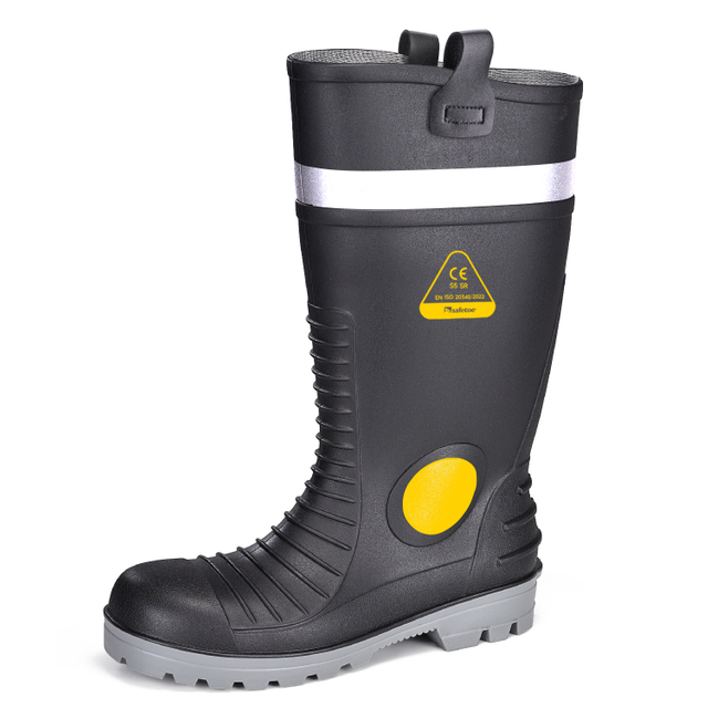 Botas de lluvia para el hombre Improiector S5 de acero PVC BOOTS W-6055 Aqua Guarder