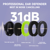 ABS Protección auditiva Muffs de orejas Protective Muffs Ready Stock FM-1B Verde