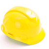 Helmets de seguridad de ABS amarillos W-003
