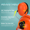 Muffs de oído de alta calidad E-2008d naranja