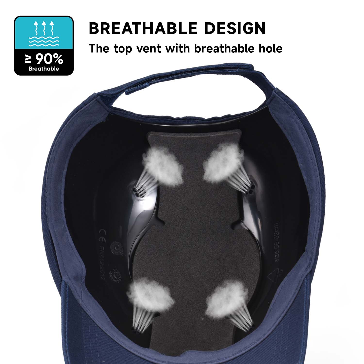 Construcción Diseño de béisbol Capas de trabajo de seguridad WH001 Azul oscuro