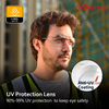 Estado listo Claro de gafas de seguridad industrial sg003or