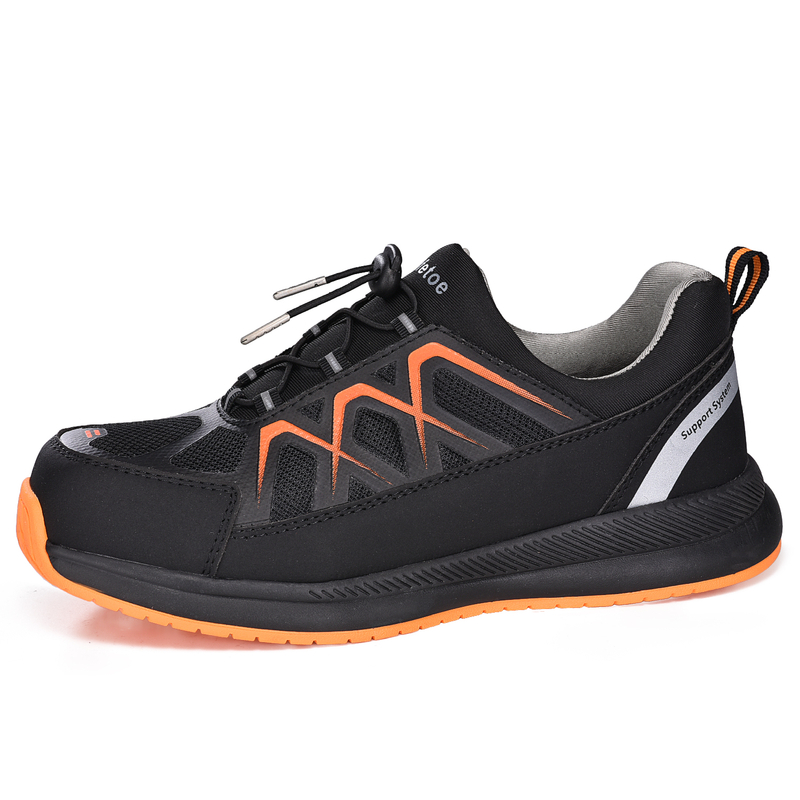 Calzado de Seguridad Slip On para Almacén y Logística L-7539 Naranja