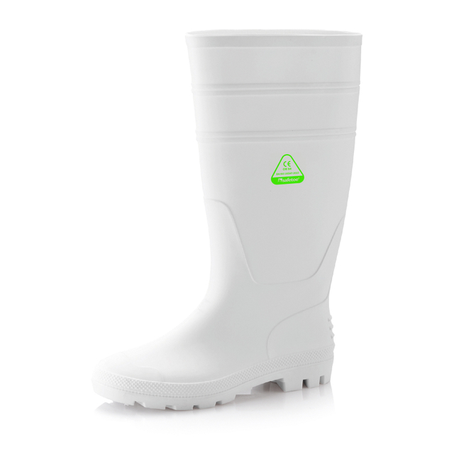 Industria alimentaria Botas de lluvia de PVC W-6036 White