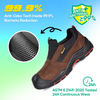Superior Oil y Slip Resistente de Metal Metal Safet Safety Zapatos L-7525