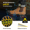 Slip On Aislamiento Eléctrico Botas de seguridad de trabajo con punta de acero de goma de acero