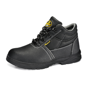 Ácido químico bota resistente resistente a la punta de acero M-8010RB