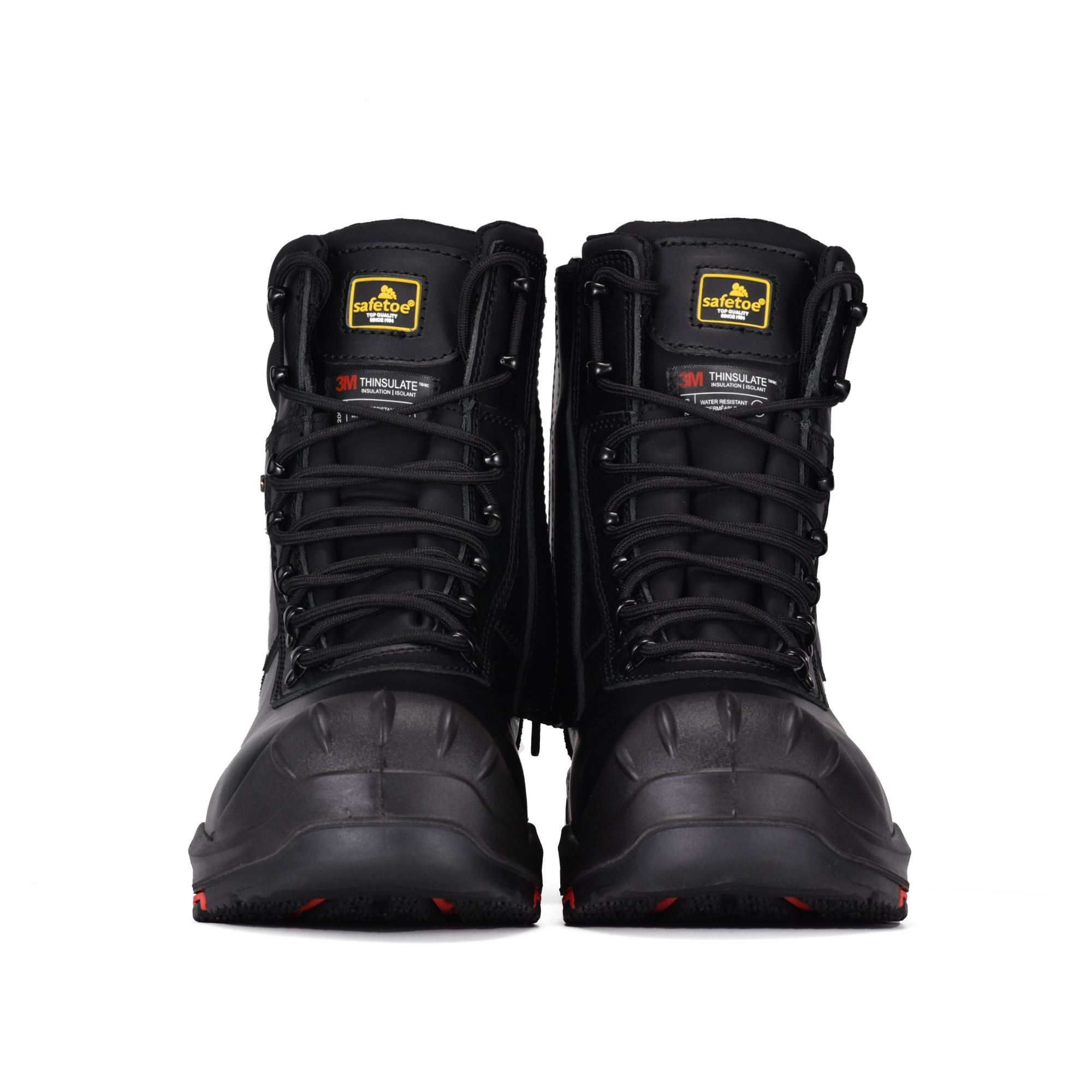 Botas de trabajo resistentes al agua resistente al aceite para hombres trabajadores H-9552 zip