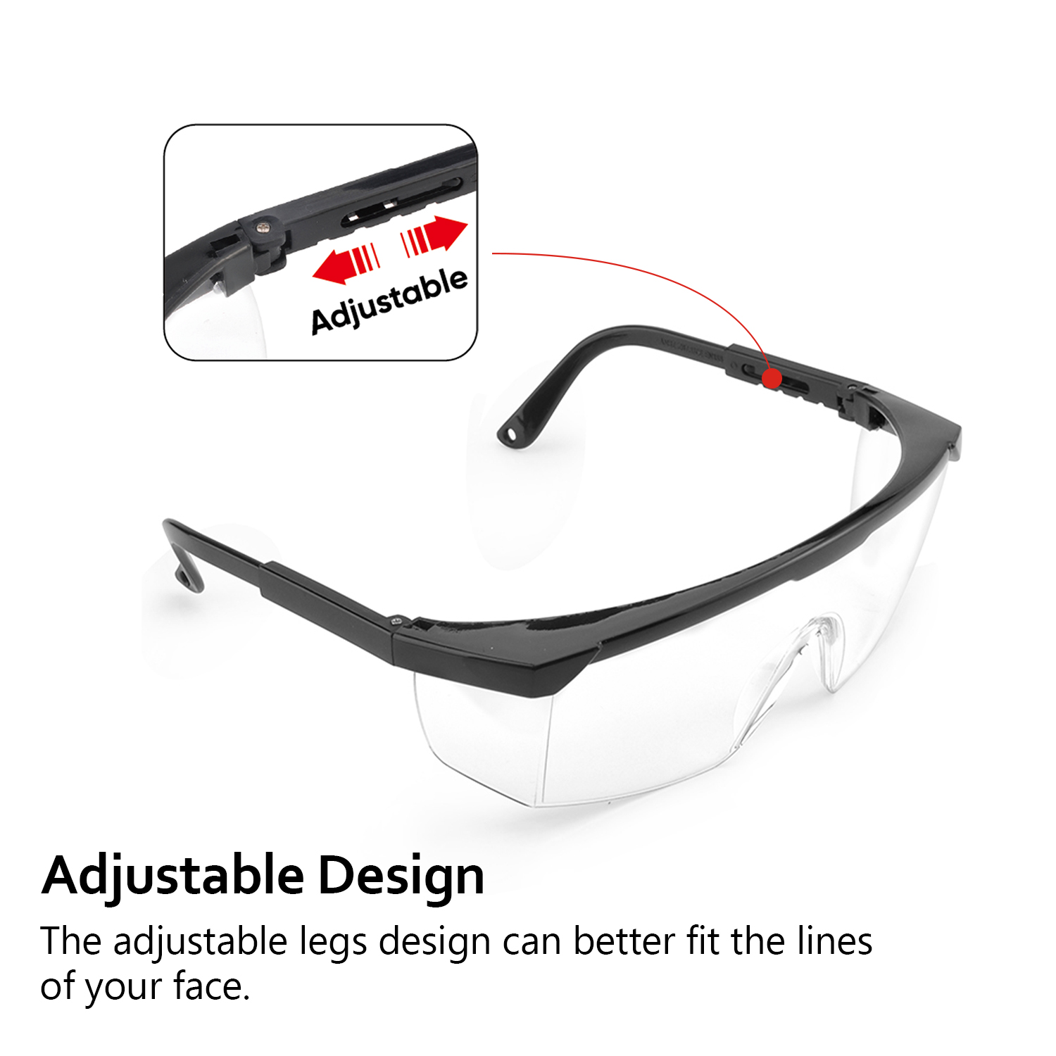 Gafas de seguridad de protección para los ojos listos KS102