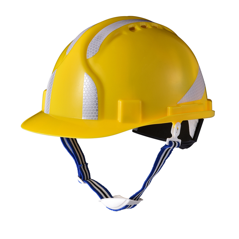 Casco de seguridad de estilo americano W-036 Amarillo