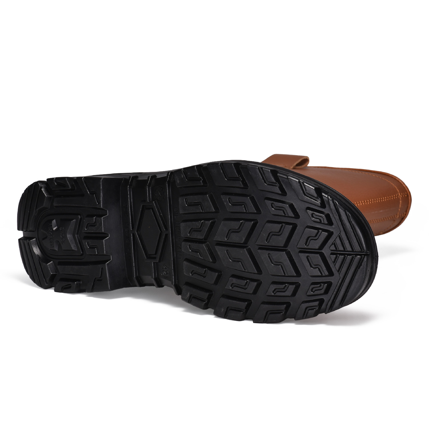 Botas de construcción Buliders Botas de seguridad con punta de acero H-9430 Brown