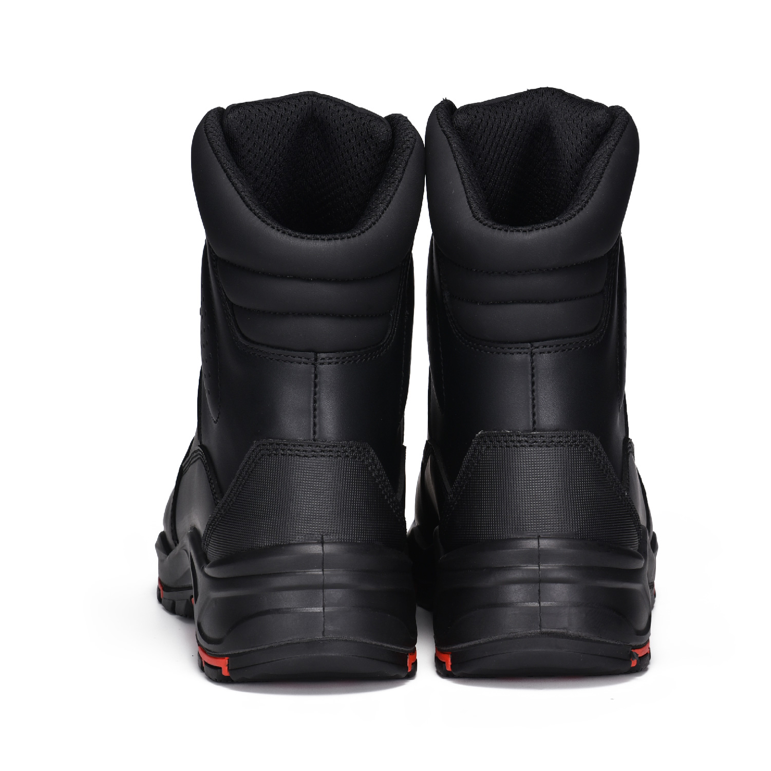 Botas de trabajo de servicio pesado resistentes al agua compuesta H-9537 Negro