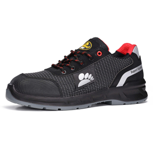 Zapatos de seguridad ligeros PU-TEK S1P con puntera compuesta y placa de Kevlar L-7512