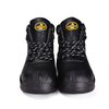 Zapatos de seguridad PU/goma impermeables con punta de acero M-8575