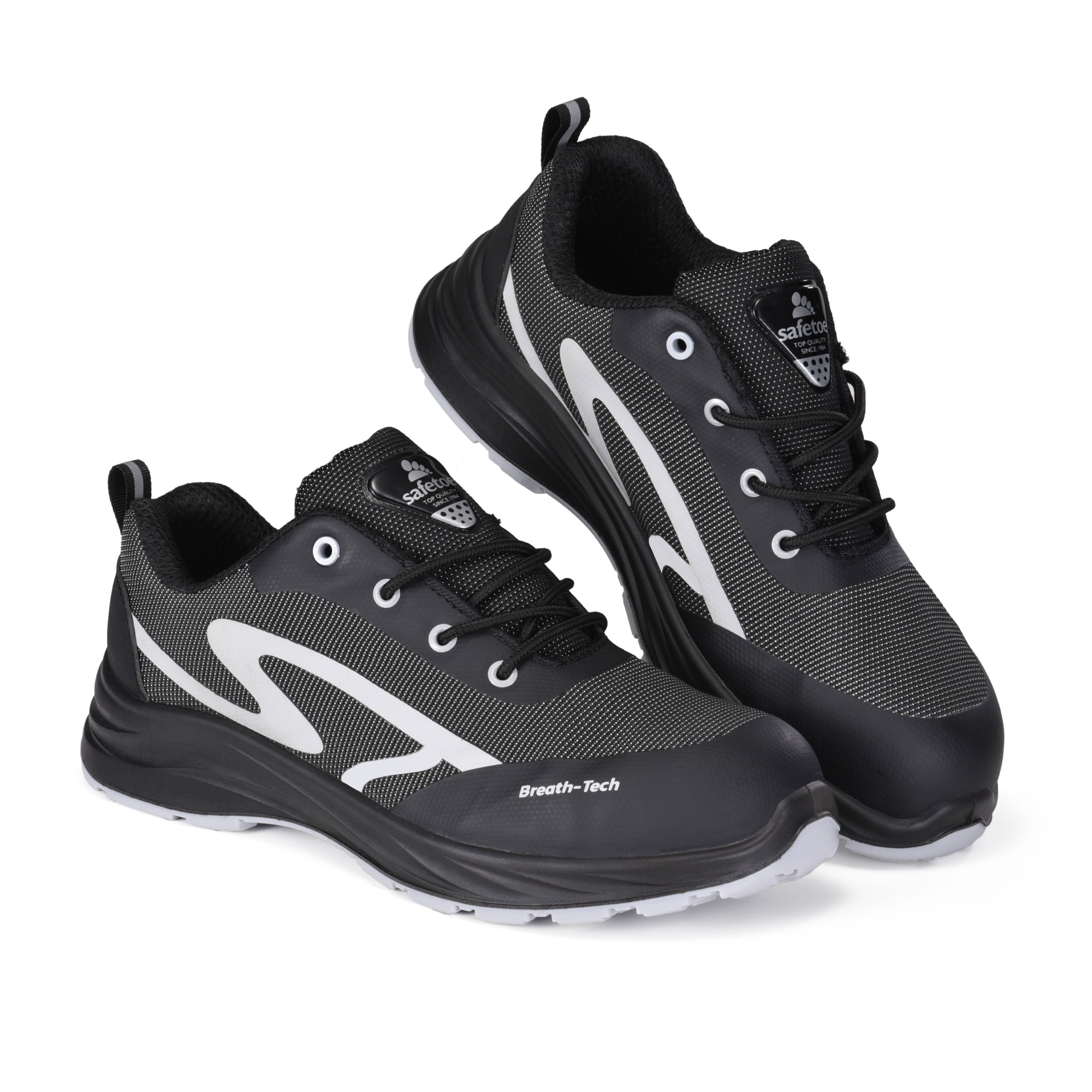 Zapatillas de zapatillas para hombres de seguridad livianas de zapatillas L-7569