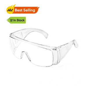 Listo stock sobre anteojos anteojos de seguridad transparentes SG035