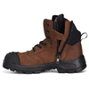 Diseño postal de alta calidad Nubuck vaca Leatther Construction Botas de trabajo M-8578 Brown