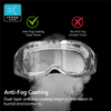 Gafas de seguridad antivaho OTG con correa ajustable | ANSI Z87.1 y EN166