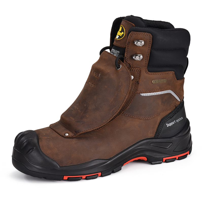 Botas de trabajo resistentes al aceite soldadura botas de trabajo de alta calidad H-9552 metatarsianos 