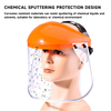 Escudo de cara de seguridad de construcción M-5002 naranja