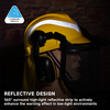Helmets de seguridad de protección del escudo de la cara M-5009 Amarillo