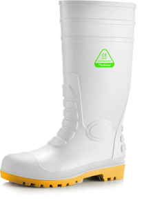 Botas de lluvia de servicio pesado W-6038 White