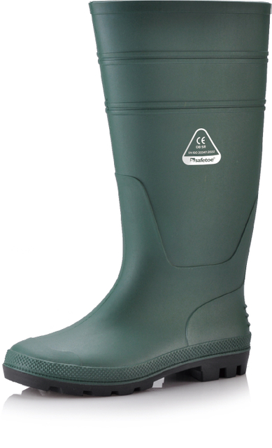 PVC BOTAS DE LLUVIA DE GUMA W-6036 Verde