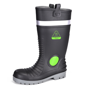 Botas de pvc de punta de acero S5 impermeable W-6055 Aqua Guarder