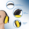 Ayudas de cancelación de ruido Muffs de oído protectores EM-5003 Amarillo