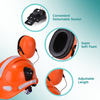 Muffs de oído de alta calidad E-2008d naranja