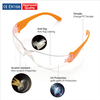 Protección ocular Gafas de seguridad SG001 Naranja