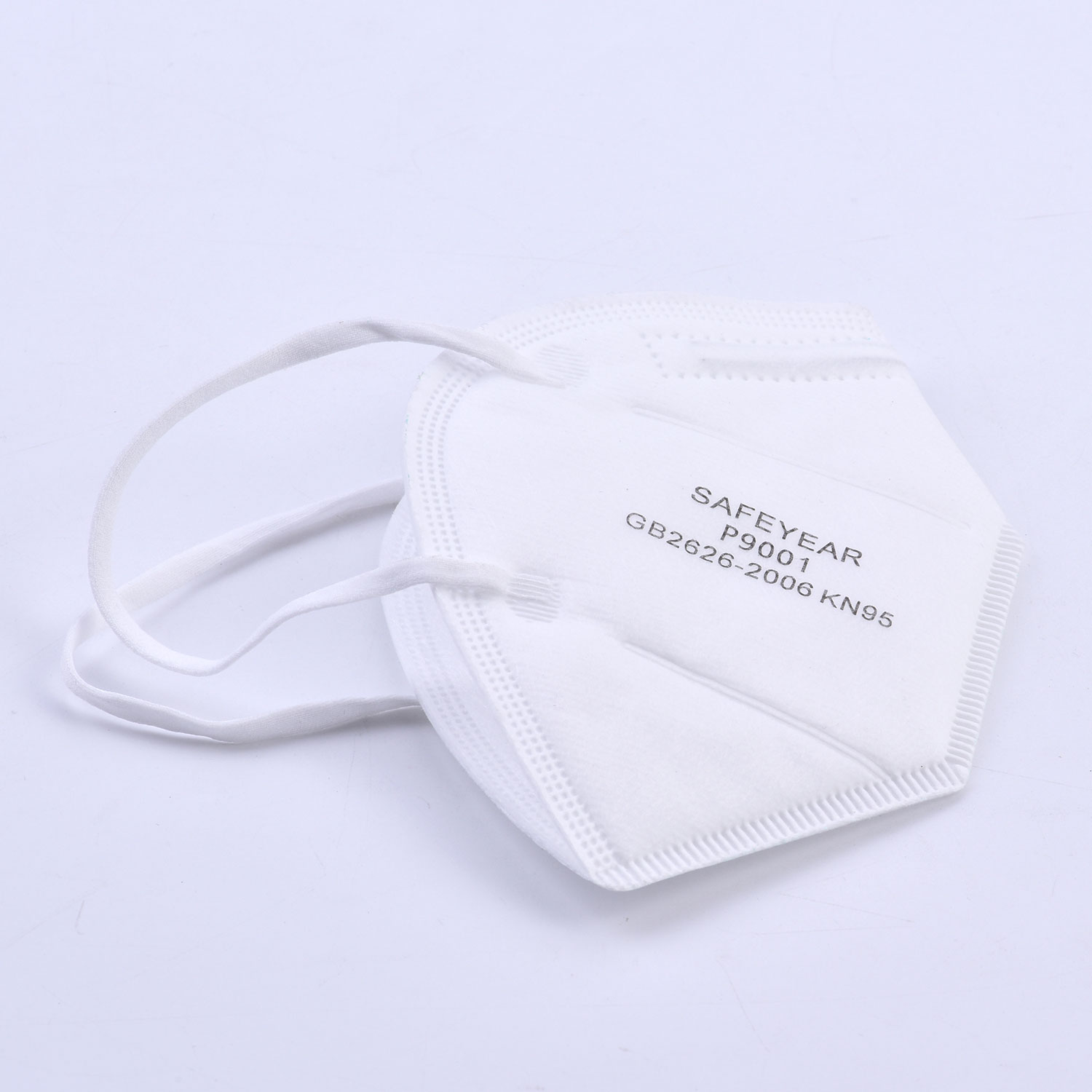 Máscara de seguridad facial con válvula blanca KN95 SM-006 