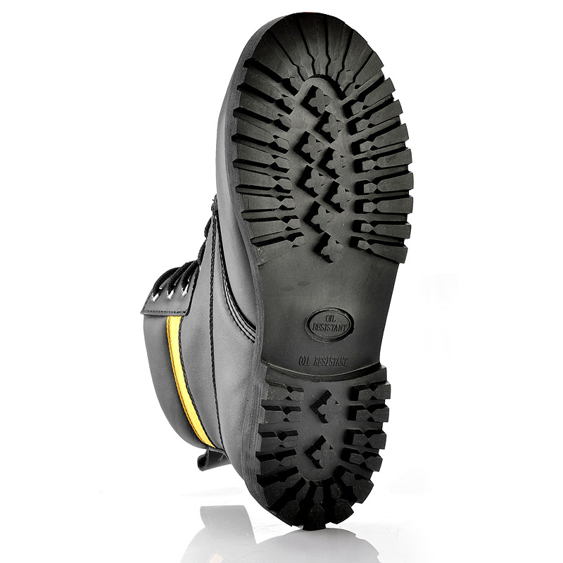 Zapatos de trabajo de seguridad antideslizantes resistentes al agua y al aceite con punta de acero M-8179