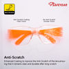 Gafas de seguridad de protección para los ojos SG001 Naranja