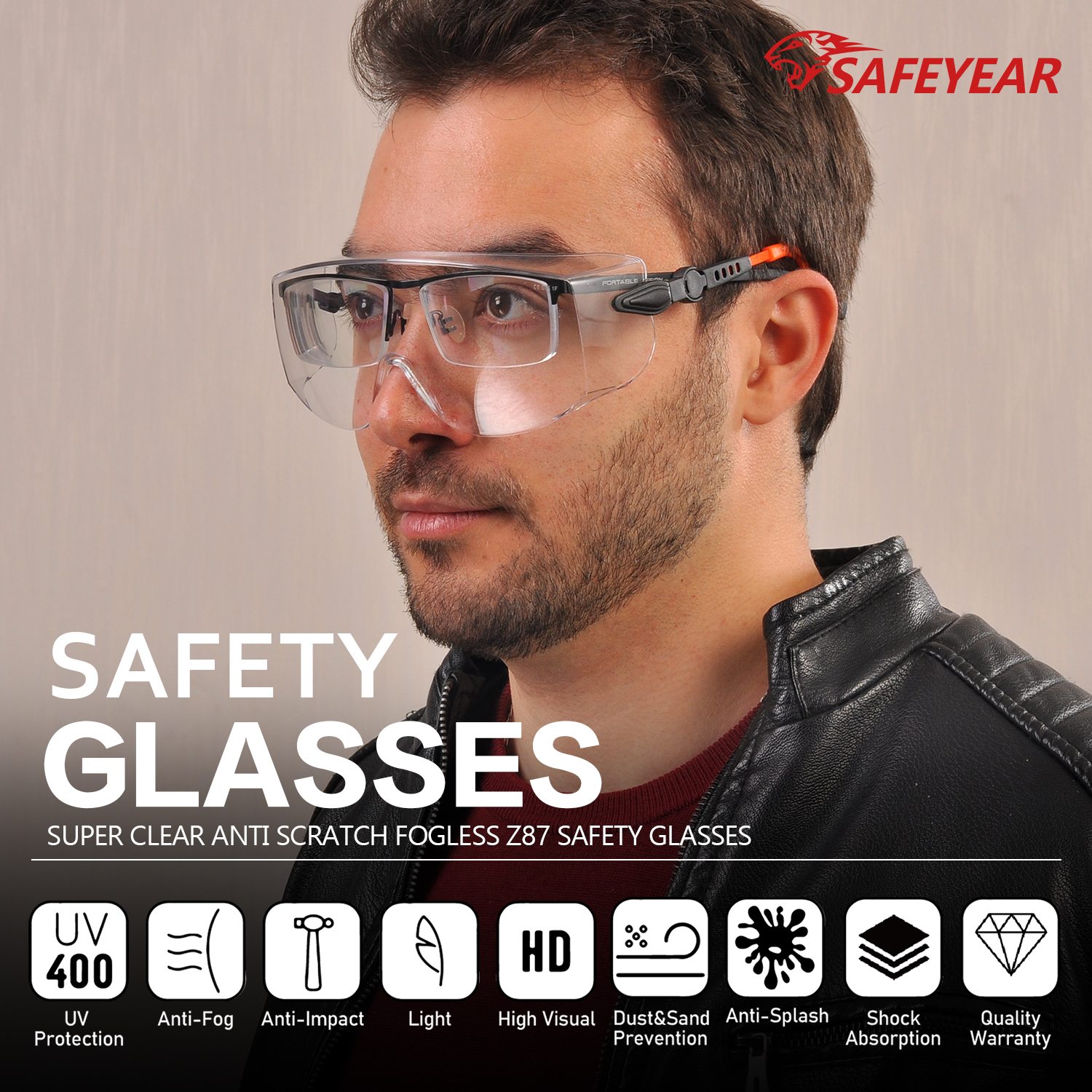 Sobre gafas de seguridad de trabajadores SG009