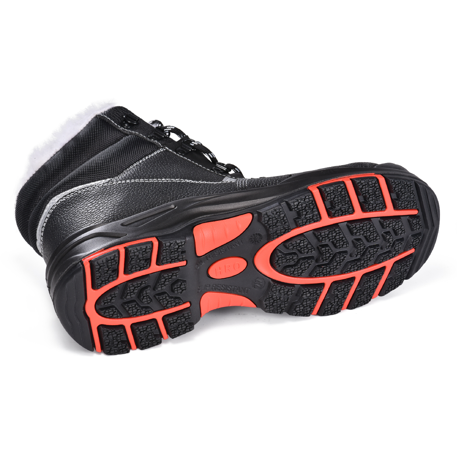 Botas de seguridad de invierno de punta compuesta de pieles para el clima frío M-8573