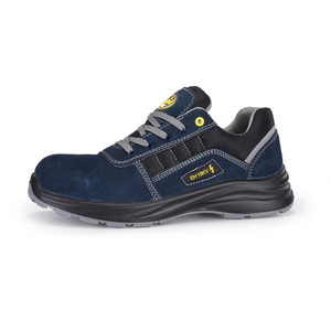 Zapatos dieléctricos zapatos de peligro eléctrico de punta compuesta para hombres trabajadores l-7163 eh