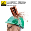 Casco de seguridad de construcción W-001 verde