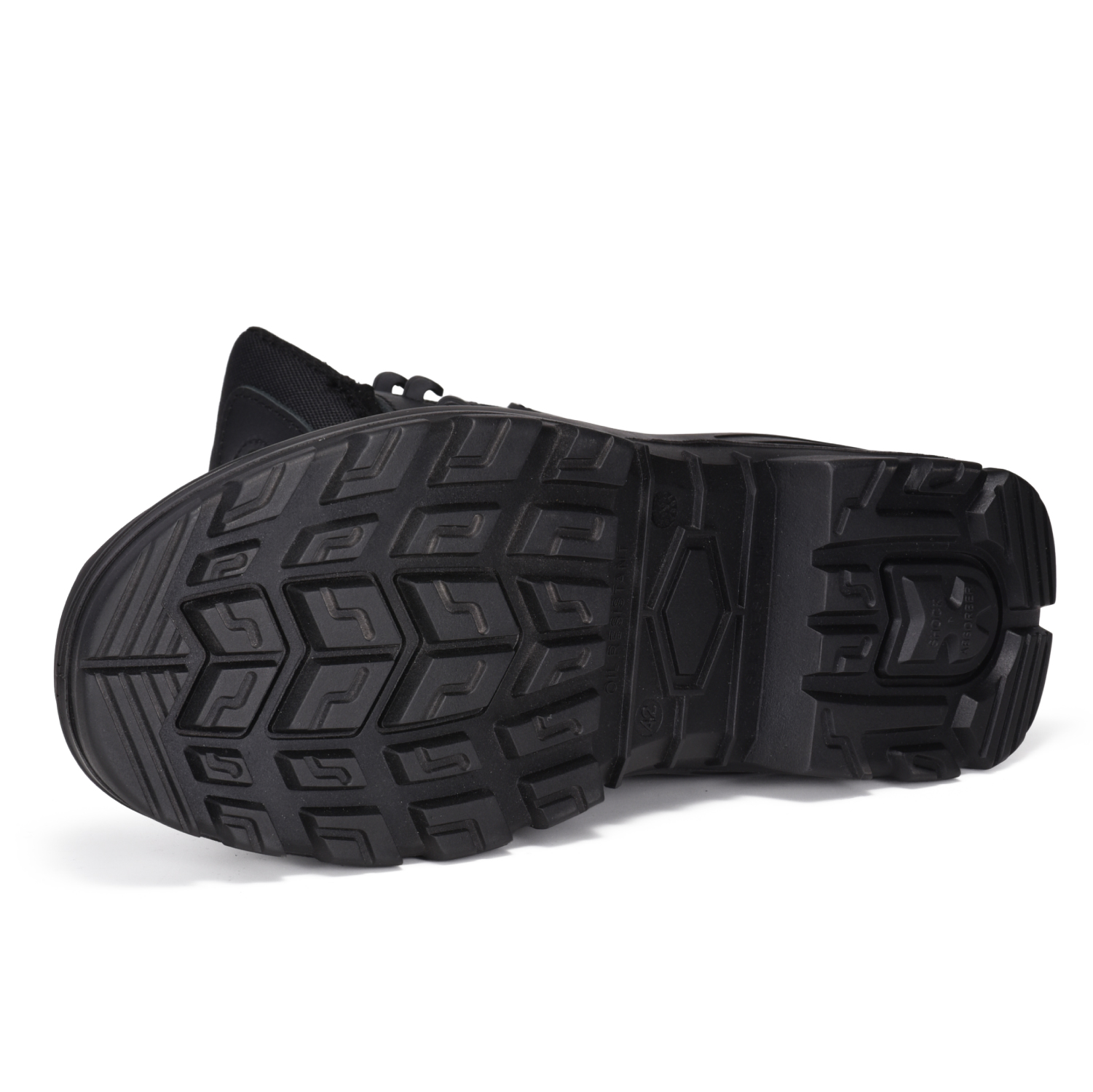 Diseño postal de alta calidad Botas de trabajo industrial Safey M-8578 Negro